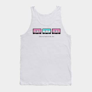 take me back to the '80s pink and blue Tank Top